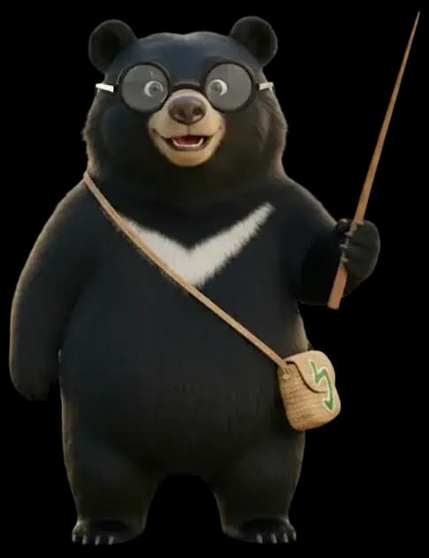Bao, the Bopomofo Master mascot, holding a pointer
